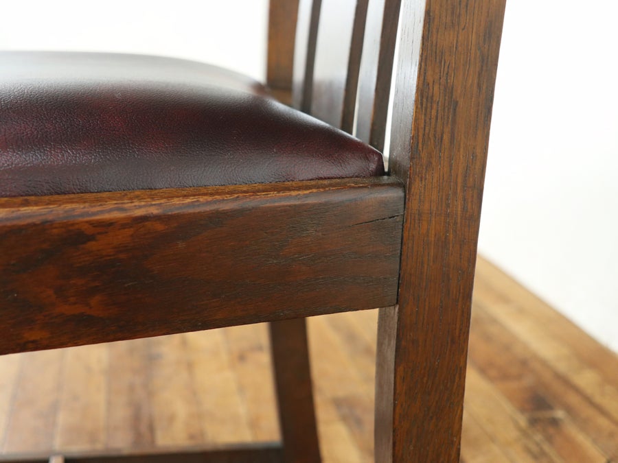 イギリスらしい落ち着き 張替済ダイニングチェア 80717<br>在庫4脚