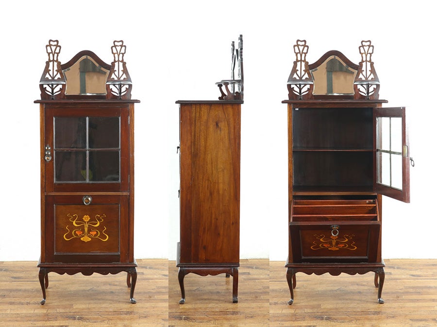 個性的なデザイン・個性的な収納部 ミュージックキャビネット 80701