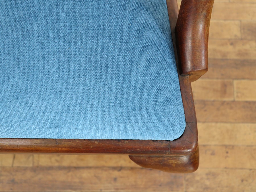 座面張替済クィーンアンアームチェア 80670a<br>在庫2脚