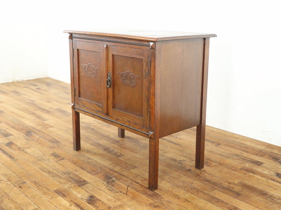 優しいお色とかわいいサイズ サイドキャビネット 80789