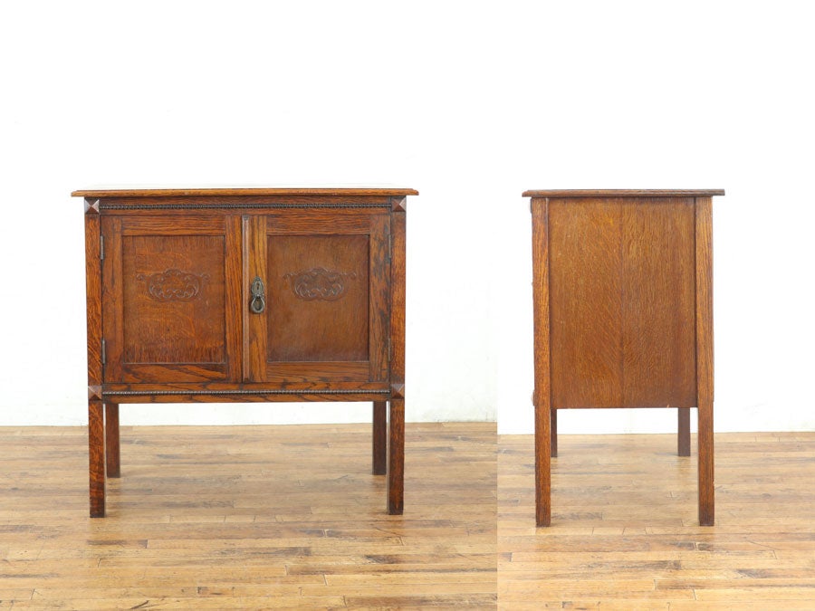 優しいお色とかわいいサイズ サイドキャビネット 80789