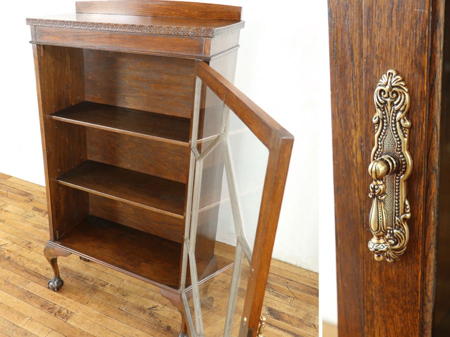 ボールアンドクロウが印象的で興味深い ブックケース 80882