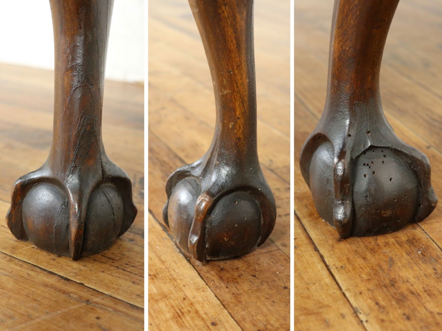 ボールアンドクロウが印象的で興味深い ブックケース 80882