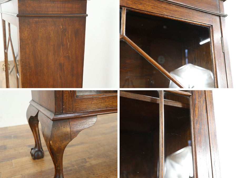 ボールアンドクロウが印象的で興味深い ブックケース 80882