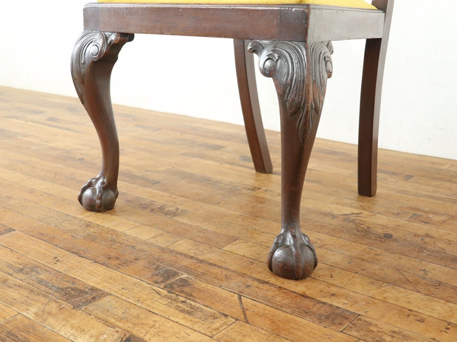 座面張替済 チッペンデール ダイニングチェア 80498<br>在庫2脚