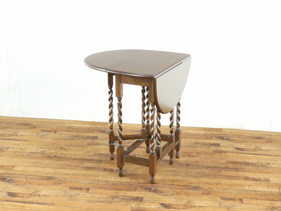 ティーテーブルやサイドテーブルに 小ぶりサイズのゲートレッグテーブル 80843