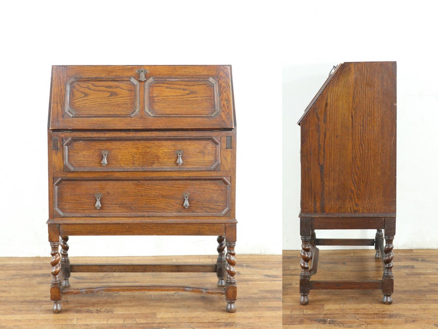 後脚にもツイストレッグ ライティングビューロー 80840