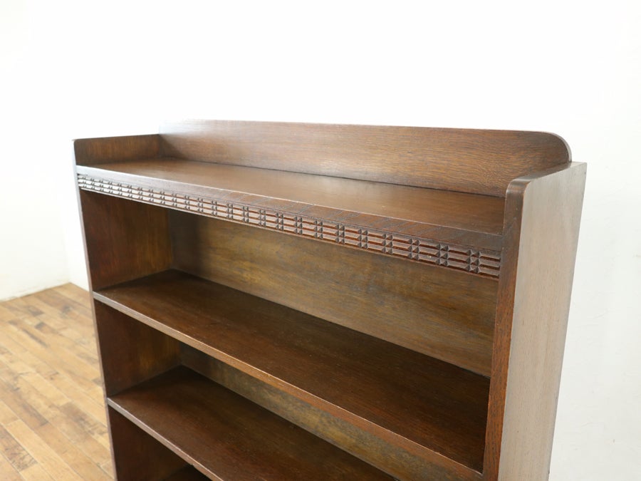 すっきりと上品な印象 飾り棚にも ブックシェルフ 80849