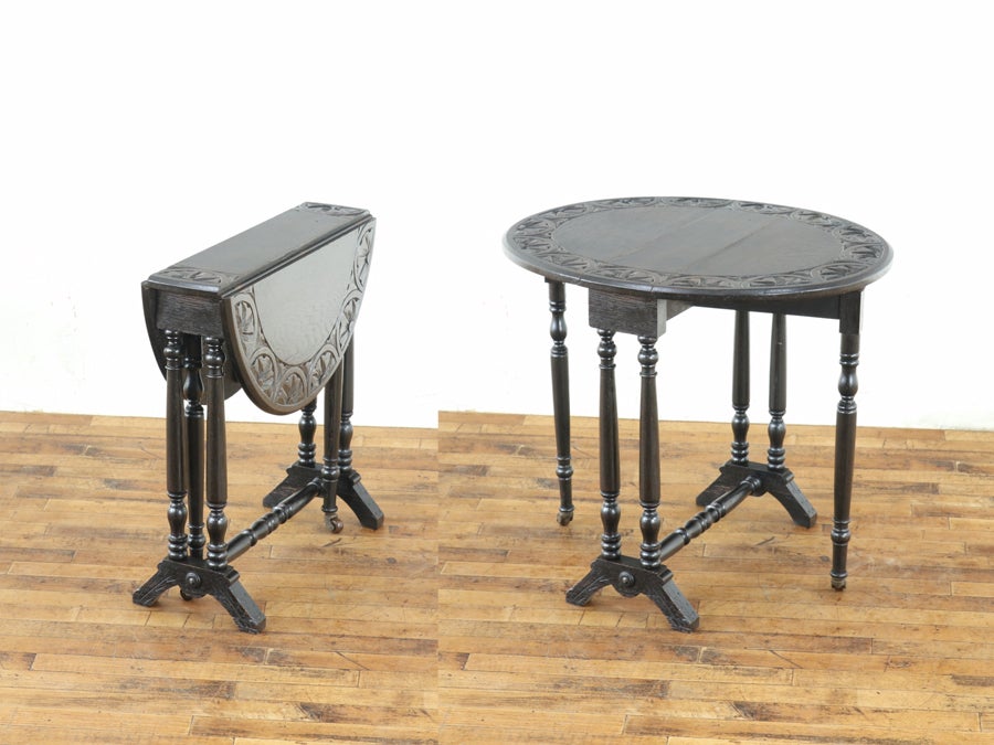 味わい深い雰囲気 特徴的なデザインとサイズ サザーランドテーブル 80791