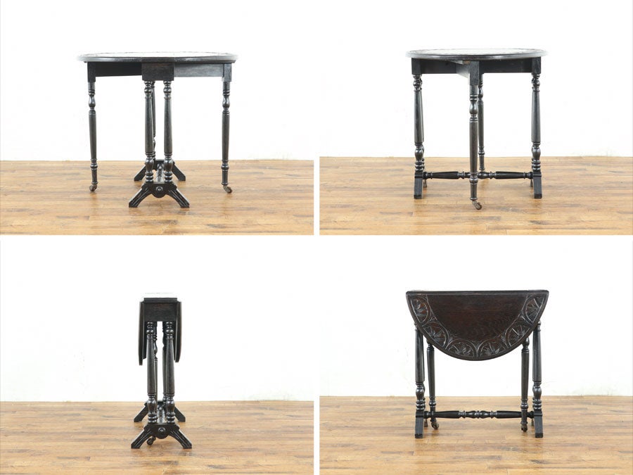 味わい深い雰囲気 特徴的なデザインとサイズ サザーランドテーブル 80791