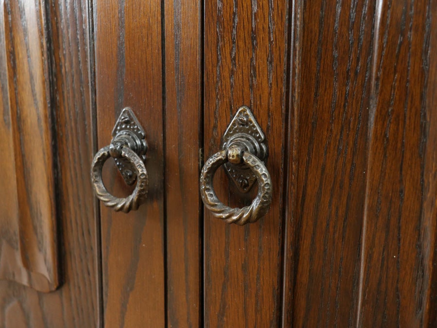 印象的なステンドグラス イギリスらしいカッコよさ ブックケース 80749