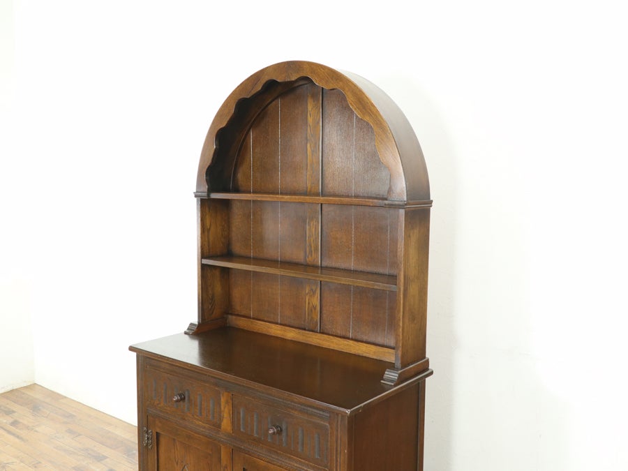 丸い屋根がかわいい カップボード 80707