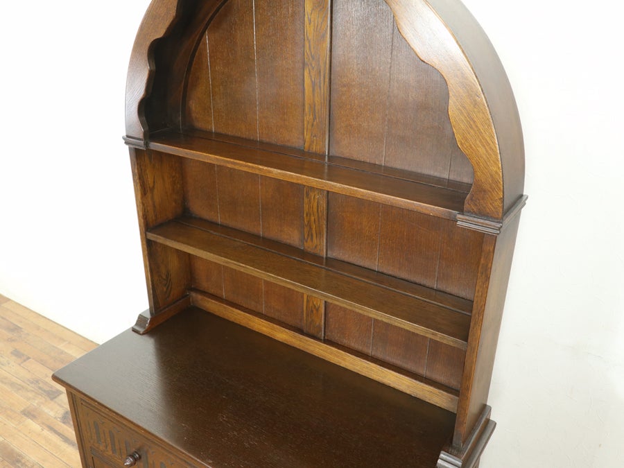 丸い屋根がかわいい カップボード 80707