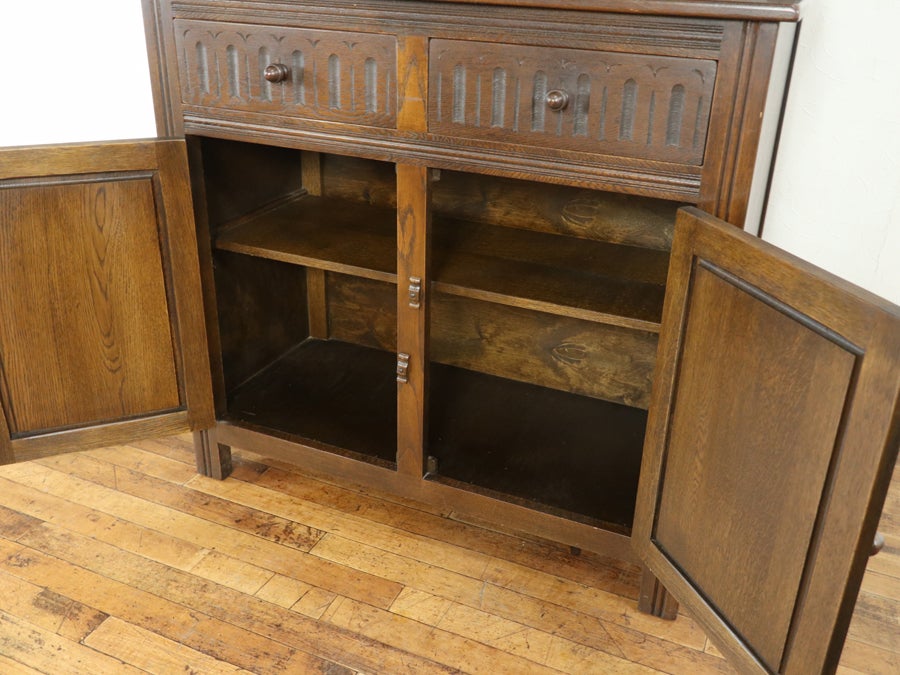 丸い屋根がかわいい カップボード 80707