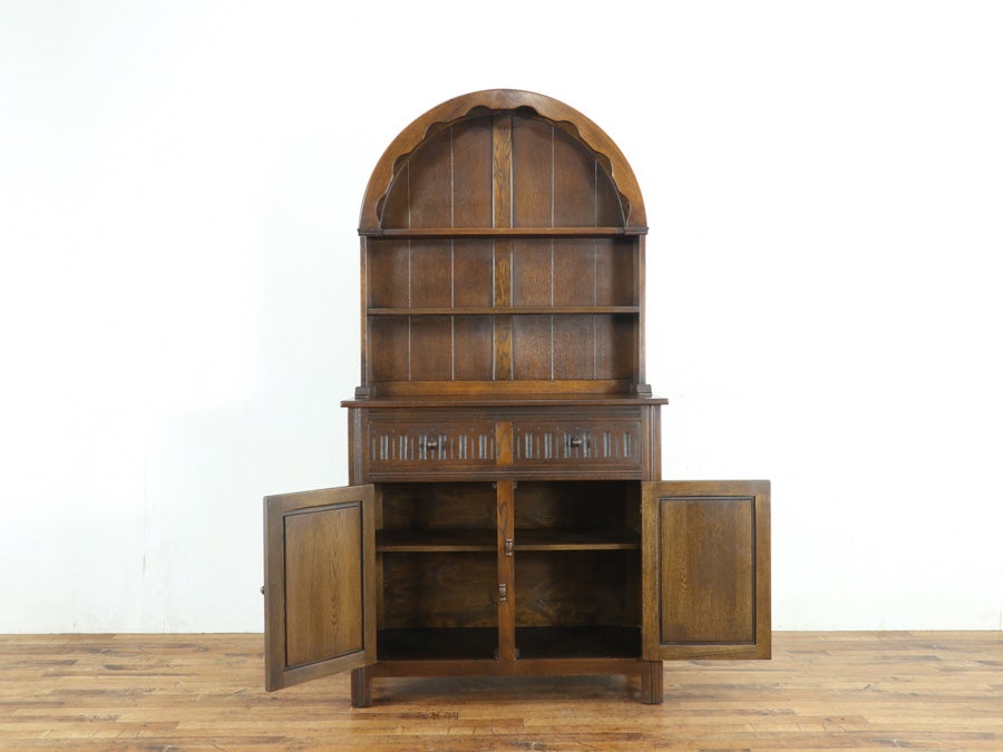 丸い屋根がかわいい カップボード 80707