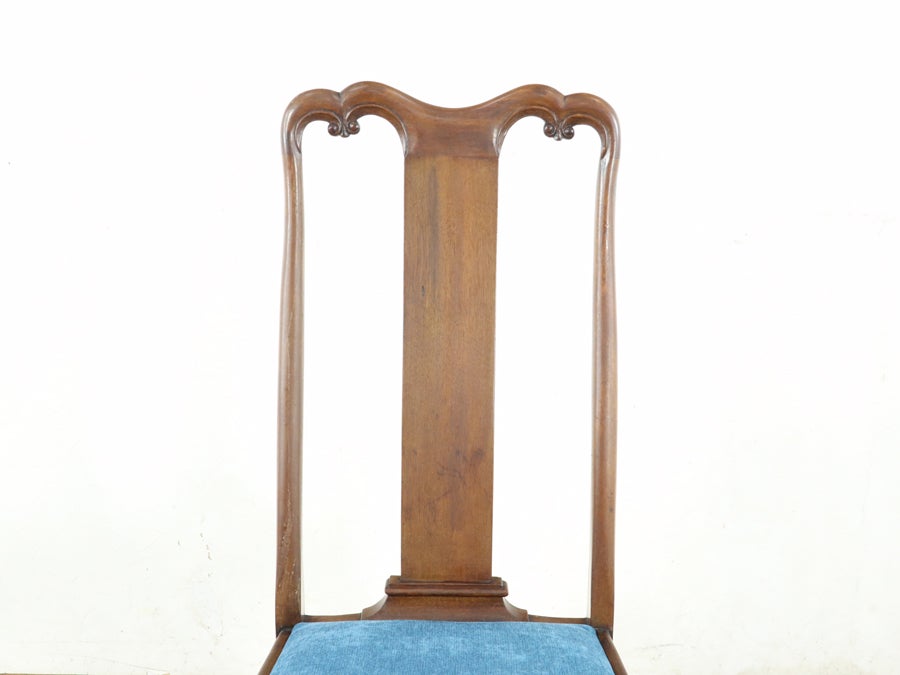 張替済クイーンアンダイニングチェア 80670c<br>在庫2脚