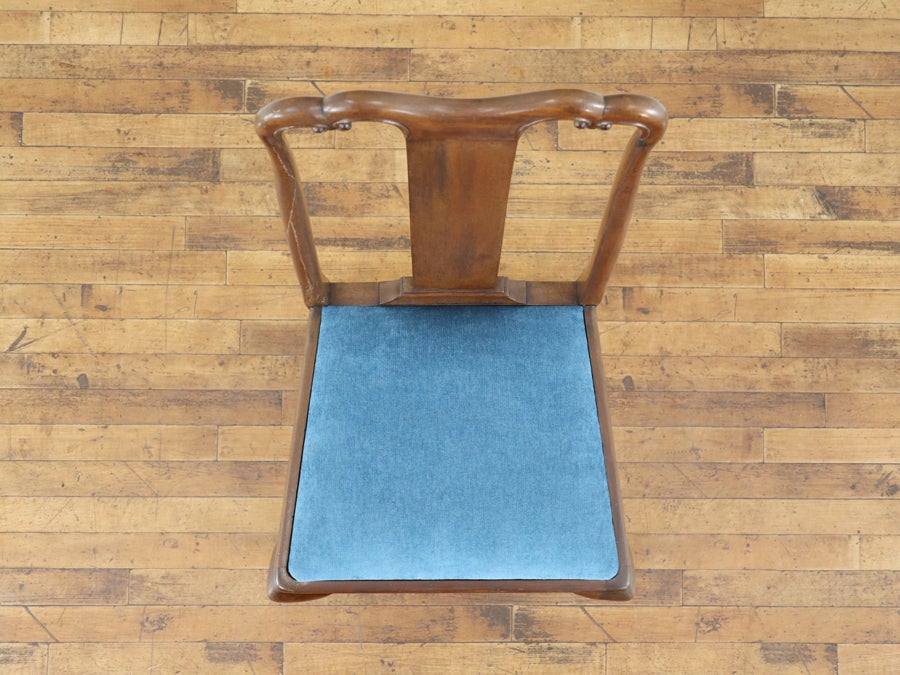 張替済クイーンアンダイニングチェア 80670c<br>在庫2脚