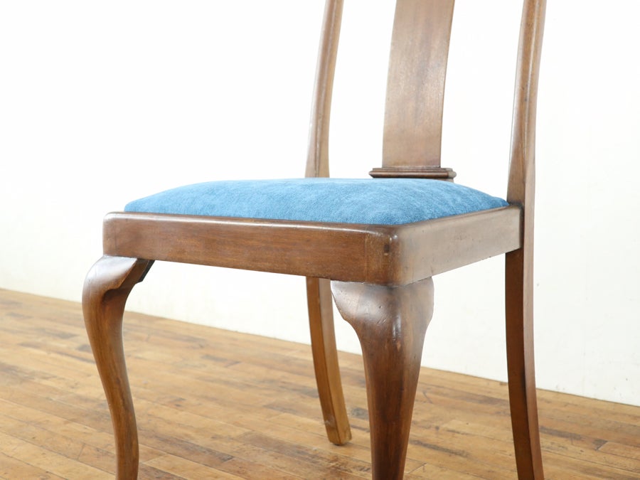 張替済クイーンアンダイニングチェア 80670c<br>在庫2脚