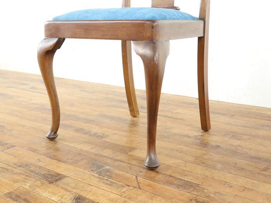 張替済クイーンアンダイニングチェア 80670c<br>在庫2脚