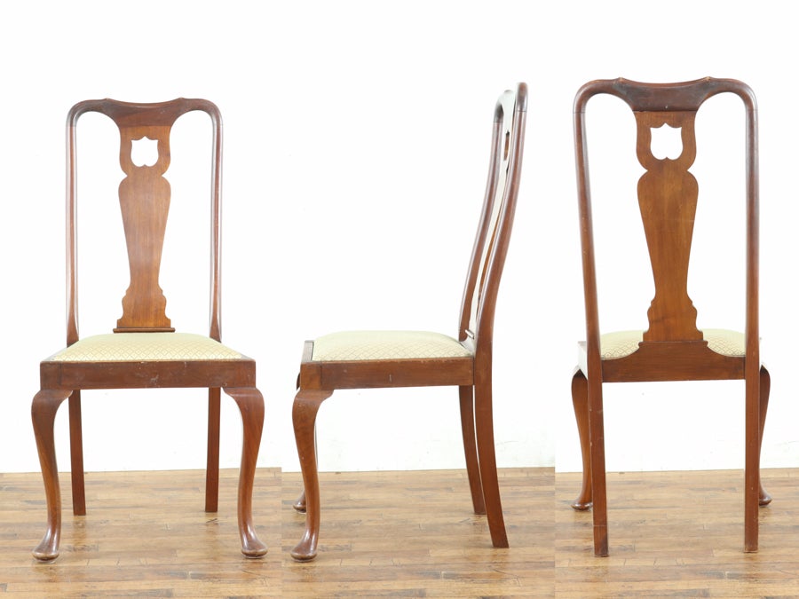 張替済クイーンアンダイニングチェア 80744<br>在庫4脚