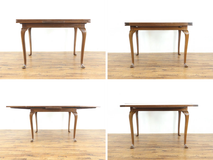 上品な華やかさ クイーンアンドローリーフテーブル 80713a