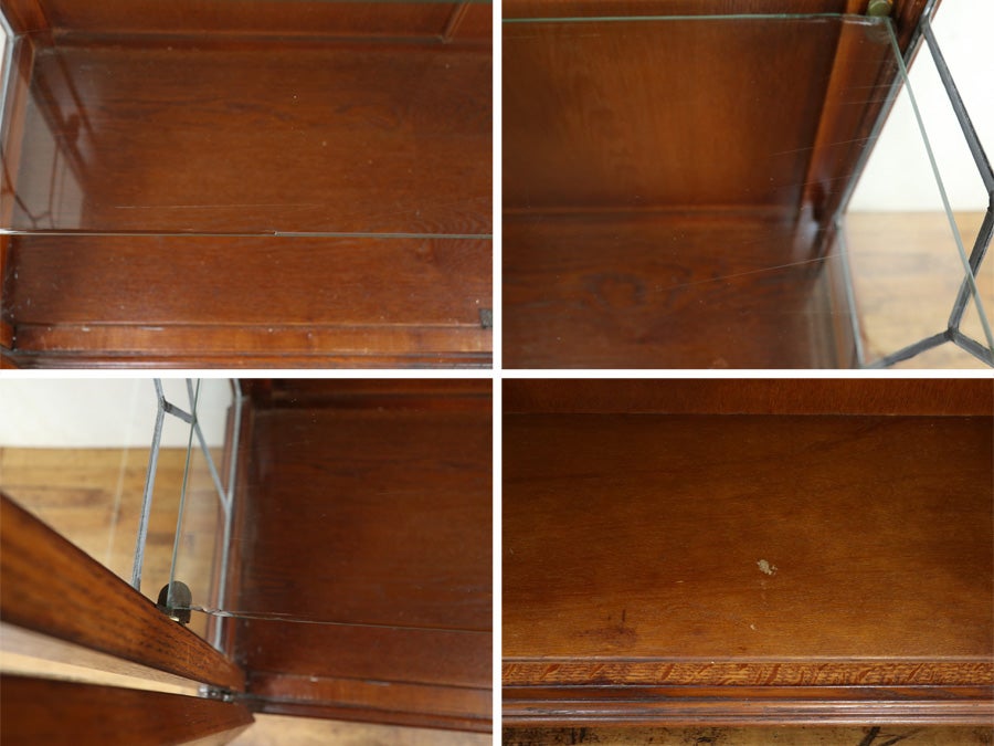 側面にもステンドグラス 人気のold charm 横幅広めのショーケース 80850