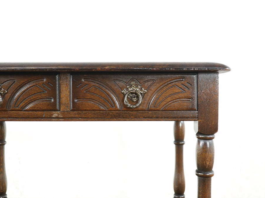 天板再塗装済み 引き出し付きサイドテーブル 80671