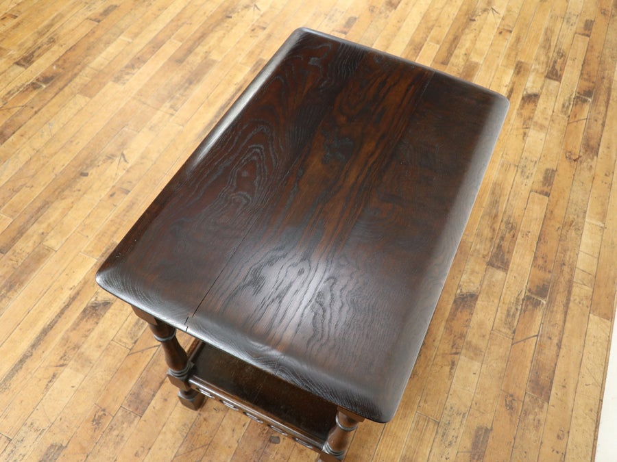 天板再塗装済み 引き出し付きサイドテーブル 80671