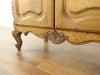 扉だけで構成された珍しい収納部 猫脚サイドキャビネット 65628